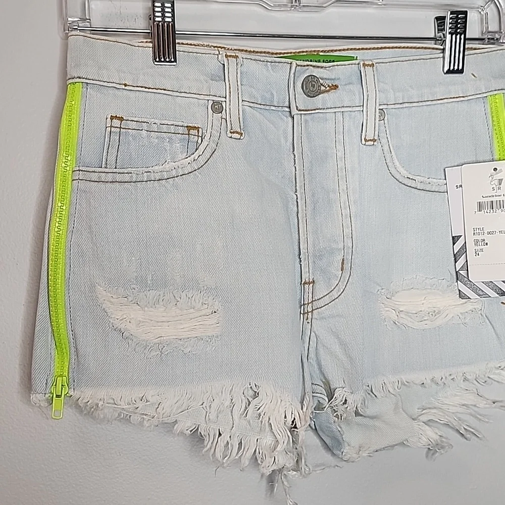 Sandrine Rose by Free People side zipper shorts size 24